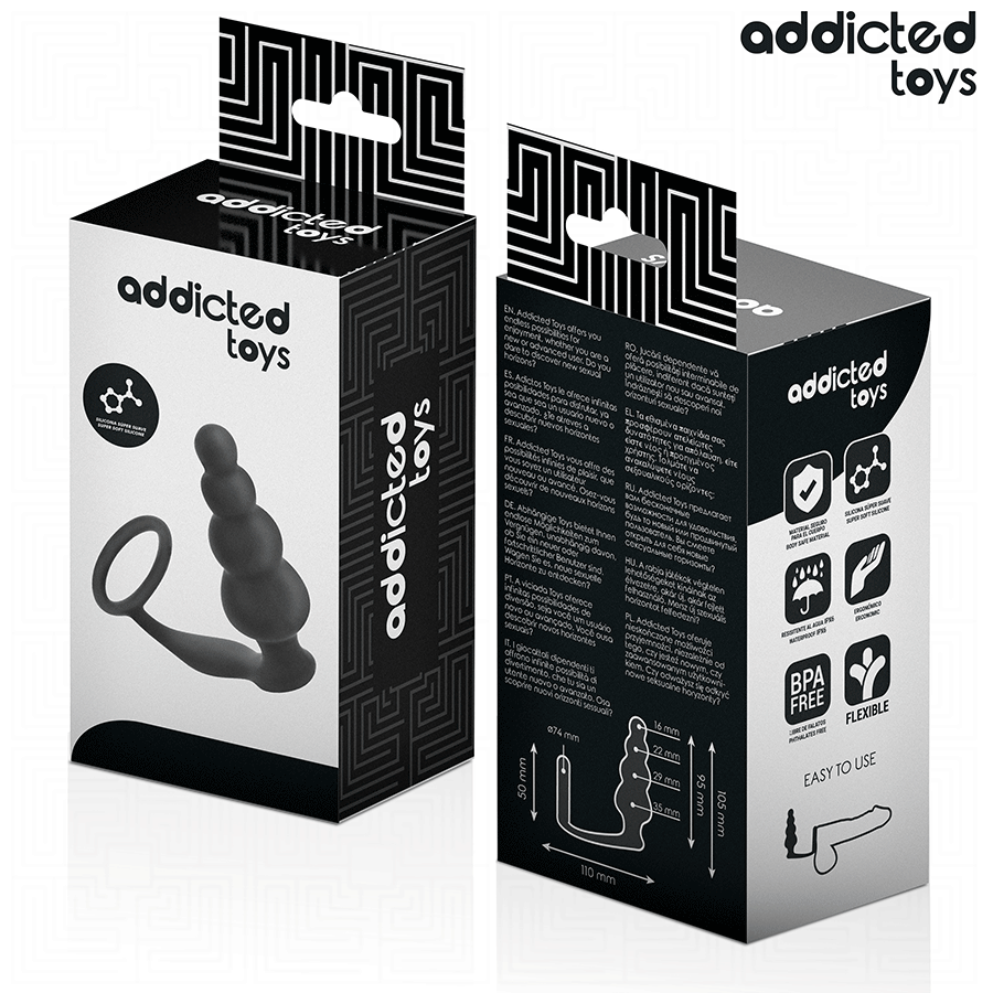ADDICTED TOYS - ANAALITULPPA RENKAALLA, SILIKONILLA, MALLI 5
