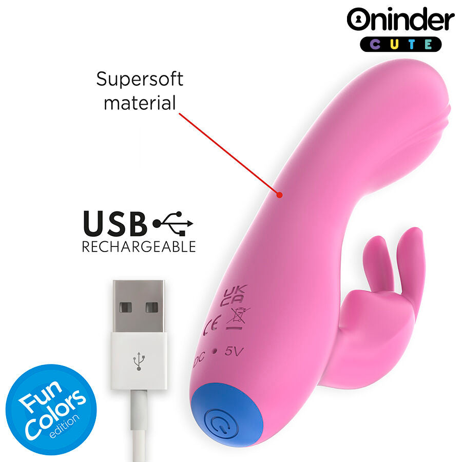ONINDER CUTE - LOVE BUNNY VIBRATOR G-SPOT KLITORIS - GRATIS VÄRLDSOMSPÄNNANDE APP