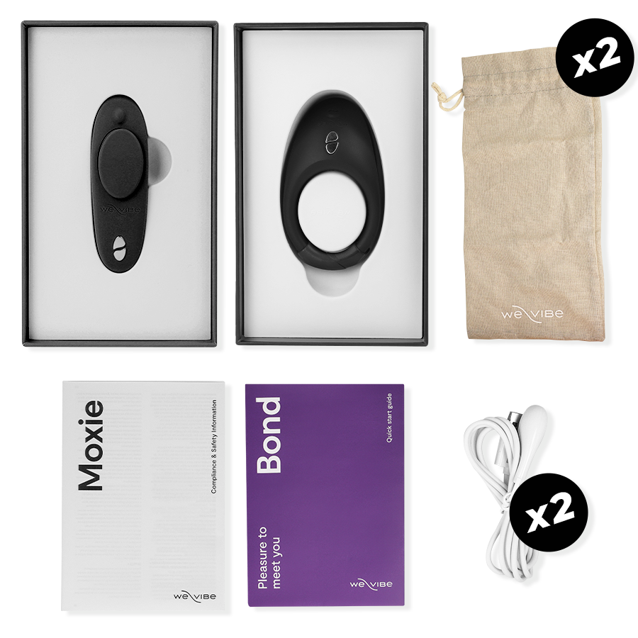 WE-VIBE - KIUSASTA MEITÄ SETTI BOND + MOXIE