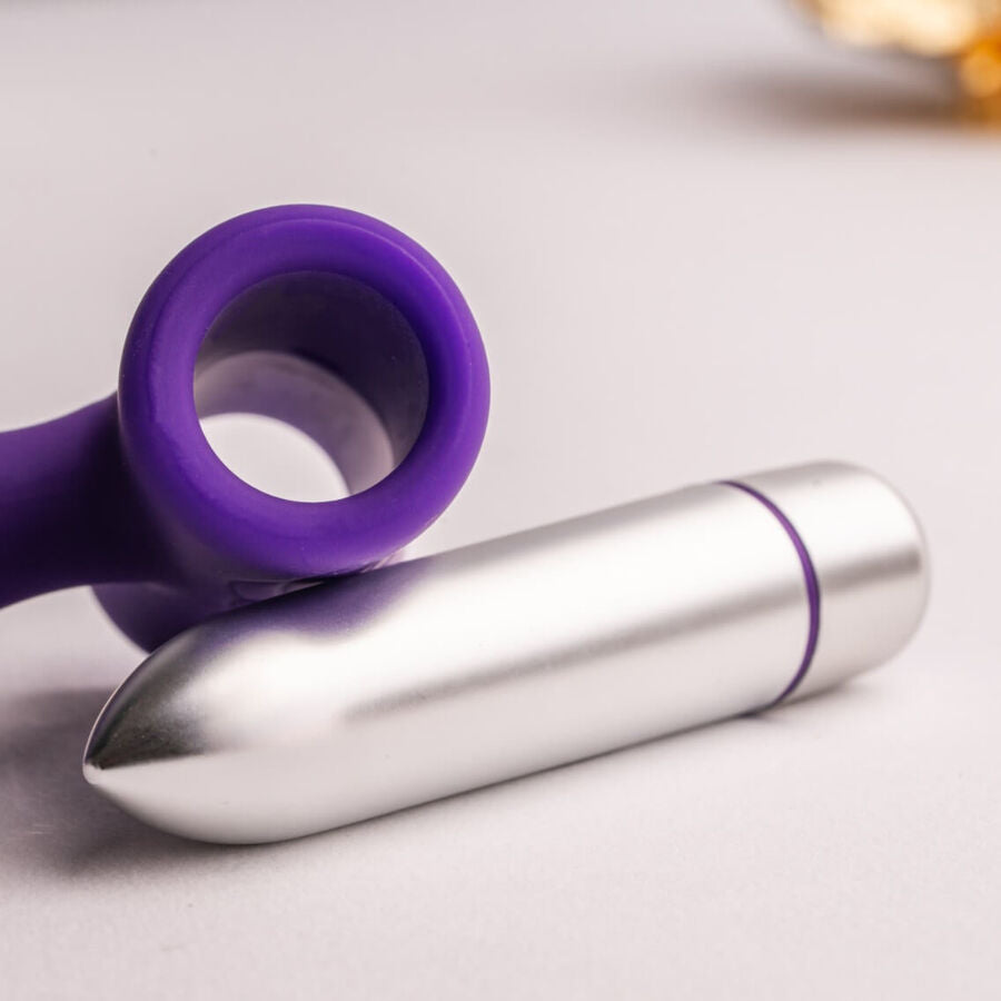 ROCKS- OFF - PETITE SENSATIONS TEAZER ANAL PLUG VIBRATOR PURPLE