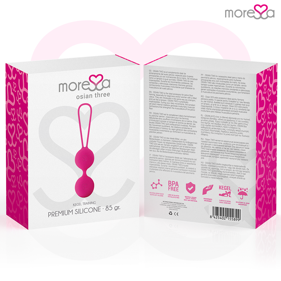 MORESSA - OSIAN THREE PREMIUM SILICONE PINKKI