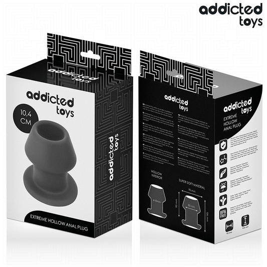 ADDICTED TOYS - ÄÄRIMMÄISEN ONTTOA ANAALITULPPA SILIKONIINISTA KOKO L 10,4 CM
