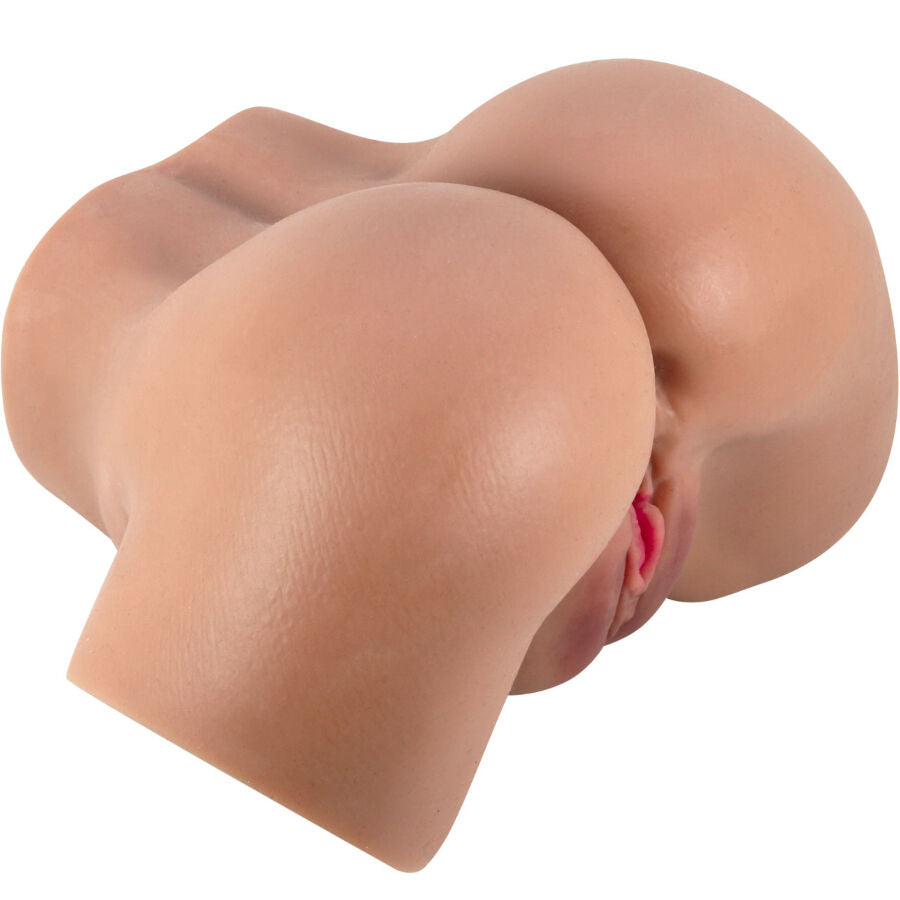 Crazy Bull - Hailey-vibraattoripeppu, jossa on realistinen vagina- ja peräaukko-ohjaus kaukosäätimellä