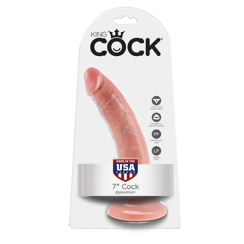 KING COCK - 7 IHOLLISEN DILDOA 17,8 CM