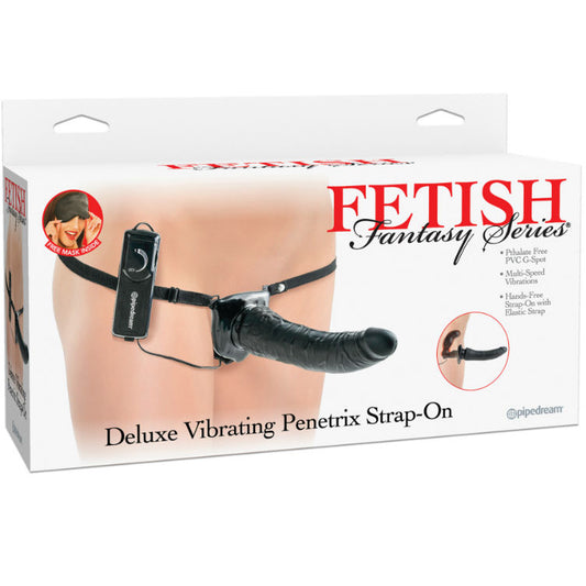 FETISH FANTASY SERIES - SERIES DELUXE -SARJA VÄRISEVÄ LÄPINÄKYVÄ STRAP-ON