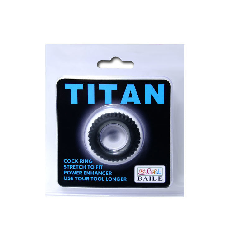 BAILE - TITAN penisrengas musta 1.9 CM