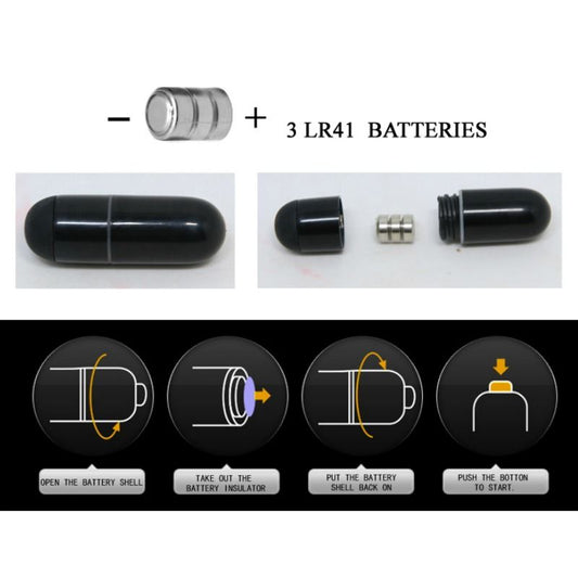 BAILE - BRAVE MIEHEN PENISUOJA KANIINILLA MUSTA 16,5 CM