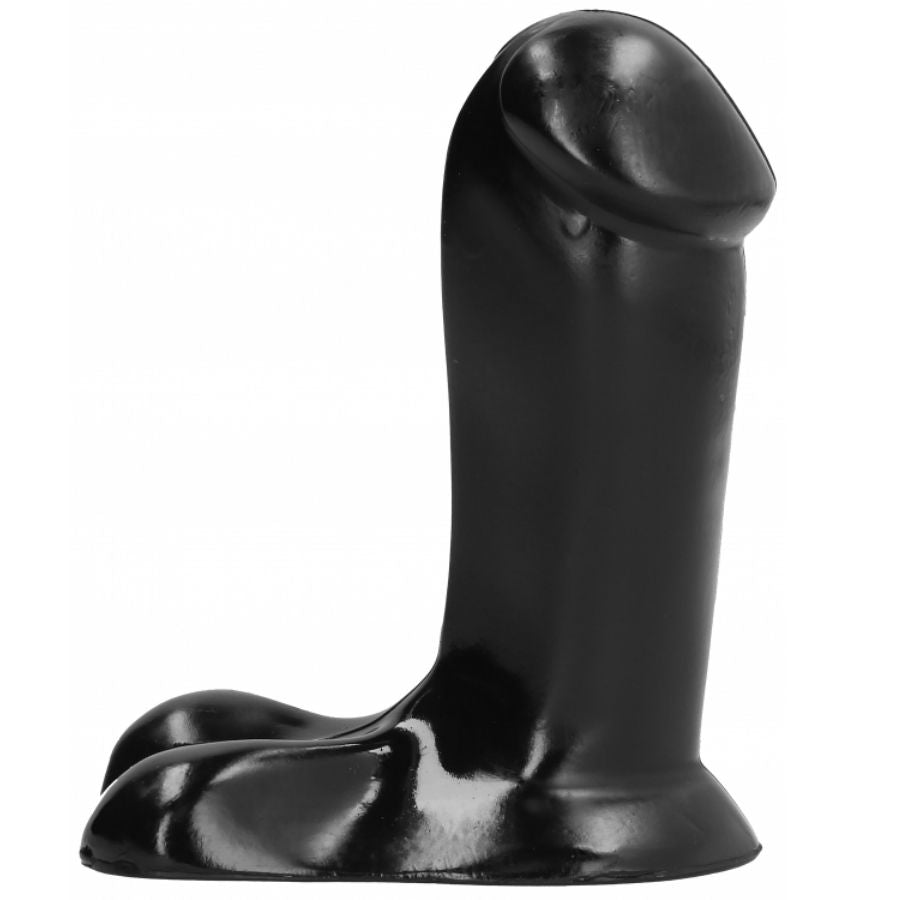 KOKONAAN MUSTA - REALISTINEN DILDO 14 CM