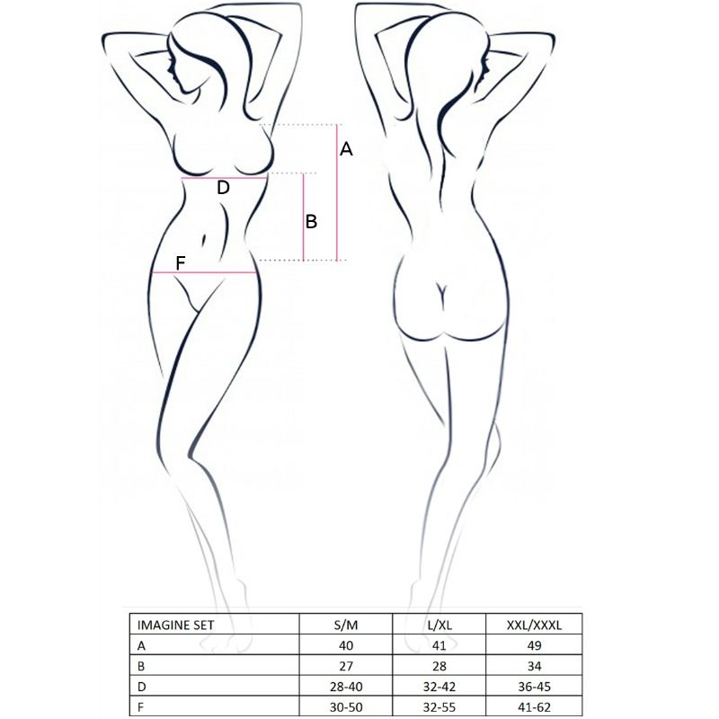 PASSION - NAISEN IMAGINE-SETTI, KOKO L/XL