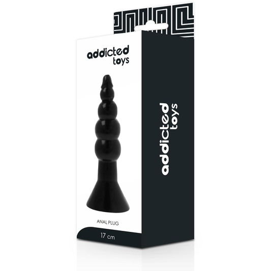 ADDICTED TOYS - ANAALITULPPA 17 CM MUSTA