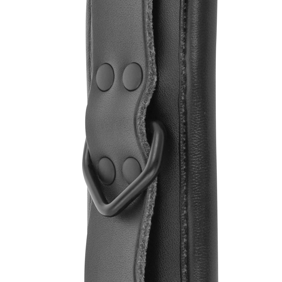 DARKNESS - SÄÄDETTÄVÄT NILKKARAUDAT MUSTA NAHKA