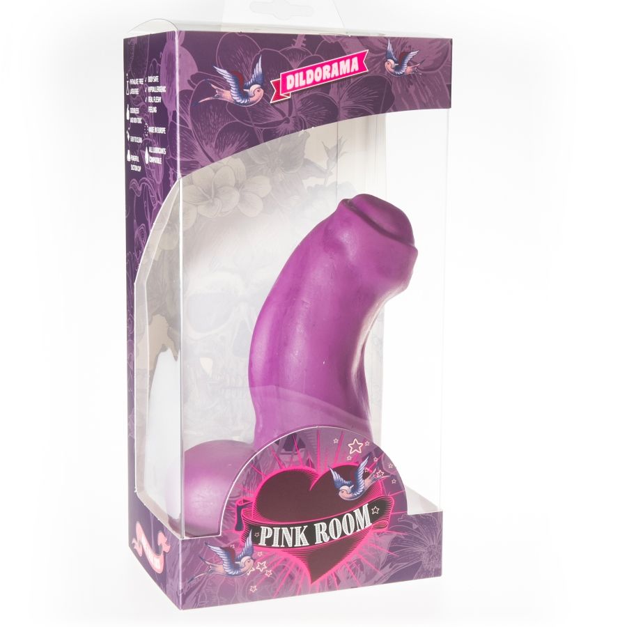 VAALEANPUNAINEN HUONE - NESTOR REALISTINEN DILDO VIOLETTI 16,5 CM