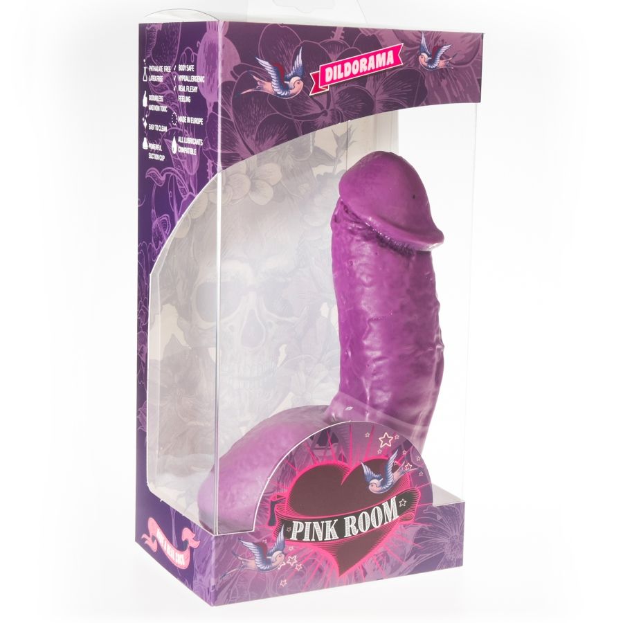 PINKKIHUONE - ELIAN REALISTINEN DILDO VIOLETTI 17,5 CM