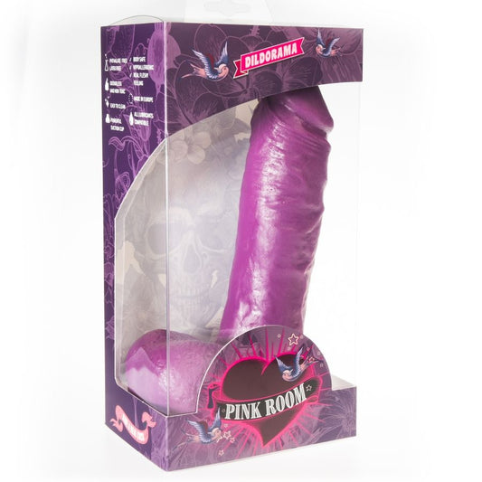 ROSA RUMMET - ANTON REALISTISK DILDO LILA 21,5 CM