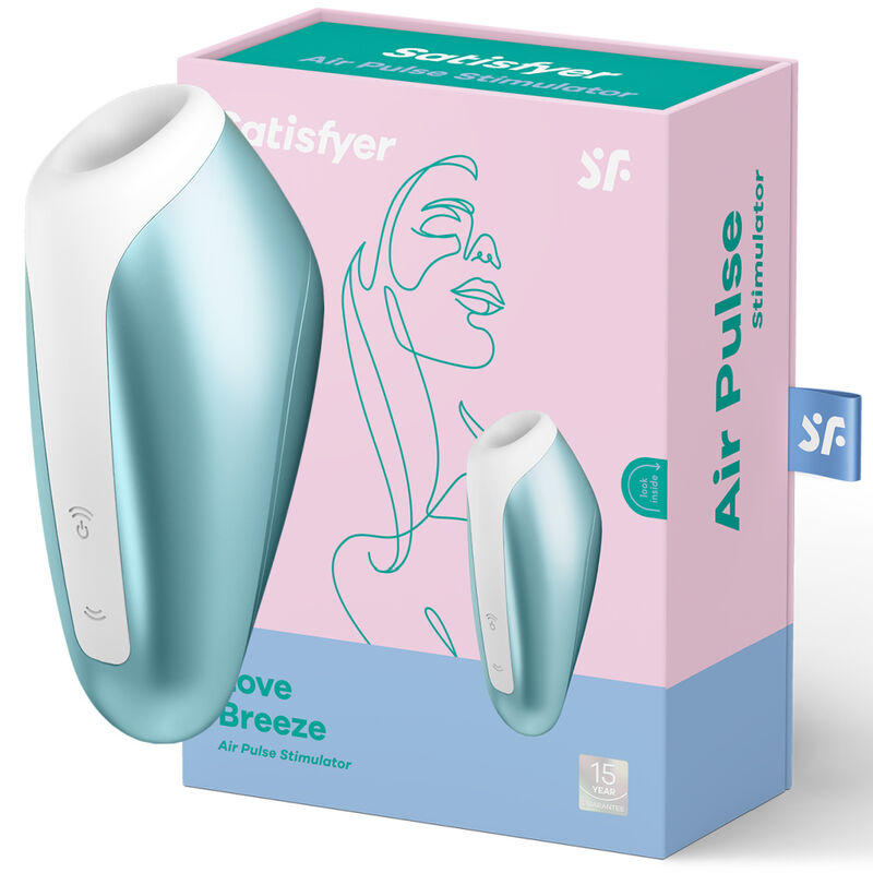 SATISFYER - LOVE BREEZE -imuri, jäänsininen