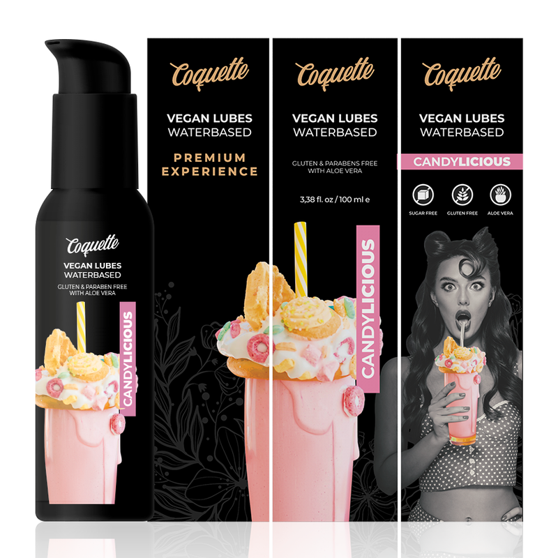 COQUETTE CHIC DESIRE - PREMIUM-KOKEMUS 100ML VEGAANISET LIUKASTEET CANDYLICIOUS
