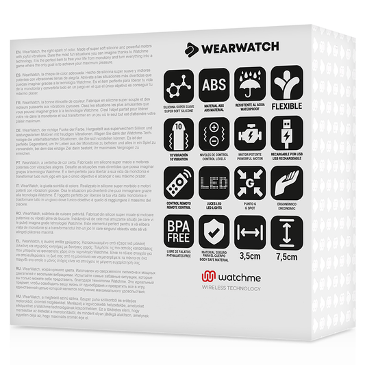 WEARWATCH - WATCHME TECHNOLOGY -KAUKOSÄÄDIN, MUNAKASININEN / SUIHKUVALKOINEN