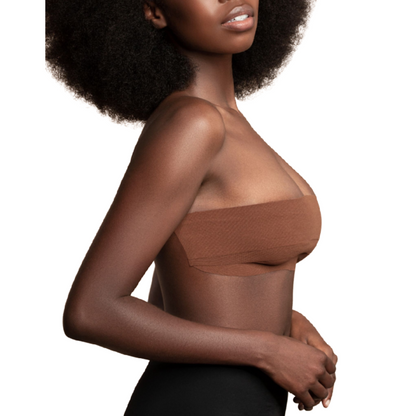 BYE-BRA - RINTALIIVI - 5 PARIA MX 6,5 CM + 3 PARIA RUSKEITA NÄNNISUOJIA