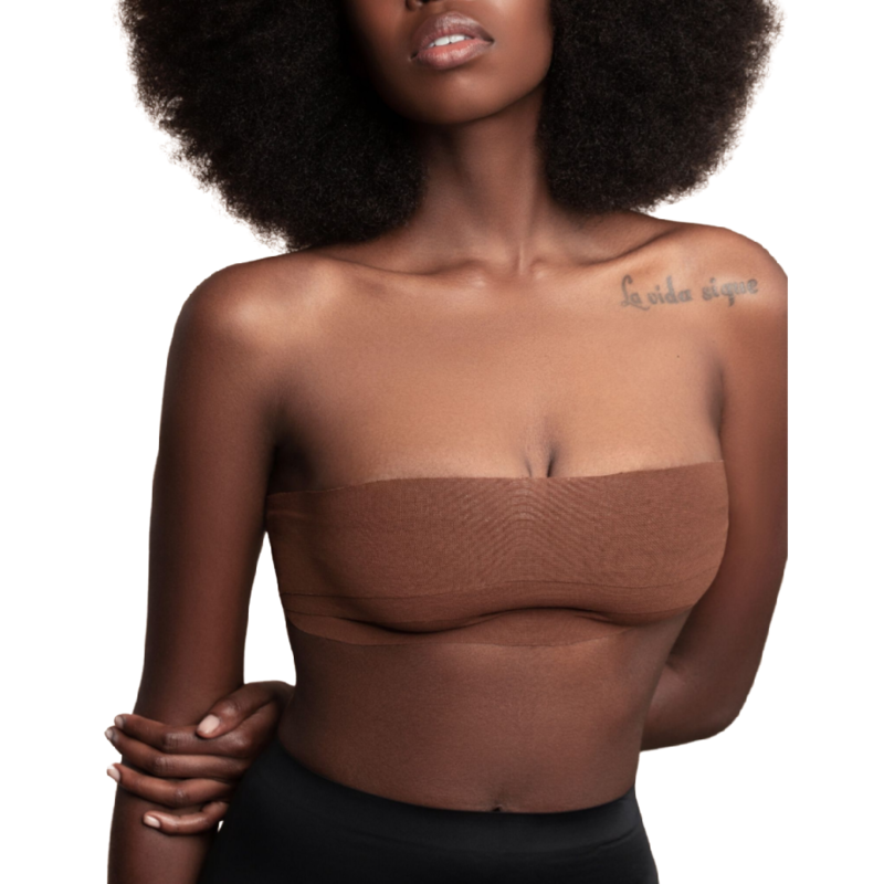 BYE-BRA - RINTALIIVI - 5 PARIA MX 6,5 CM + 3 PARIA RUSKEITA NÄNNISUOJIA