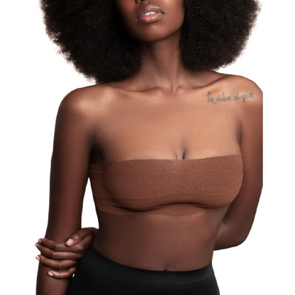 BYE-BRA - RINTALIIVI - 5 PARIA MX 6,5 CM + 3 PARIA RUSKEITA NÄNNISUOJIA