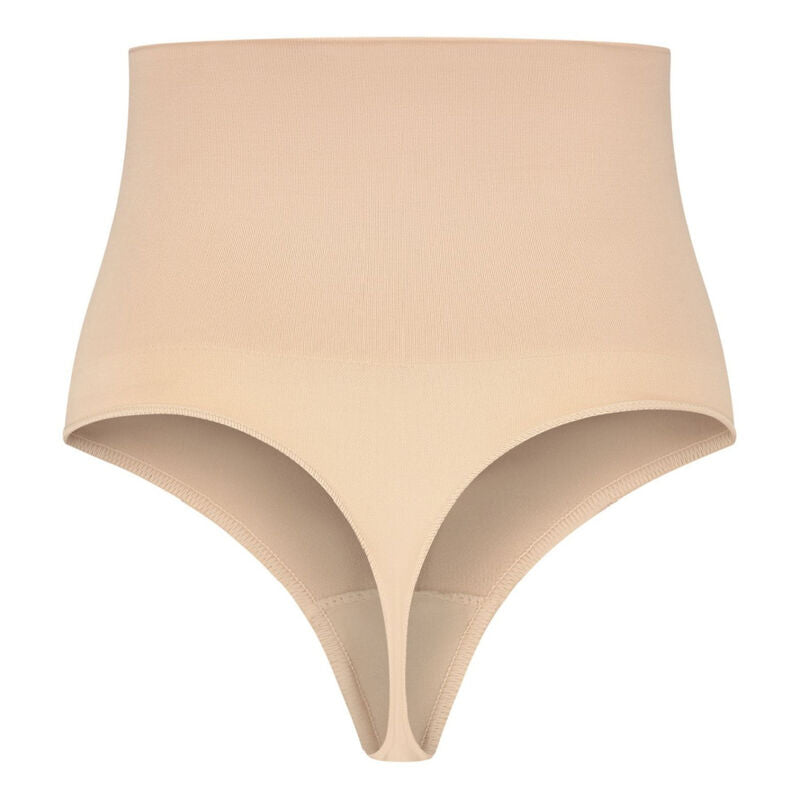 BYE-BRA - SAUMATON THONG-MALLINEN RINTALIIVI, BEIGE, KOKO XXL