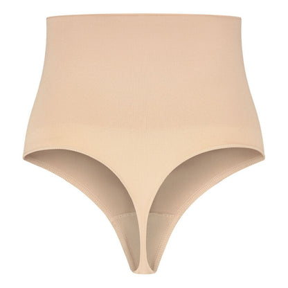 BYE-BRA - SAUMATON THONG-MALLINEN RINTALIIVI, BEIGE, KOKO XXL