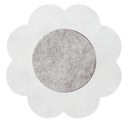 BYE-BRA - KUKKAKUVILLA KUJUTUT NÄNNIKUPIT, 3 KPL, RUSKEA, KOKO XL