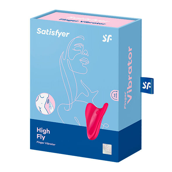 SATISFYER - KORKEALLE LÄHTÖÖN LIITTYVÄ SORMIVIBRAATORI FUKSIAN VÄRI