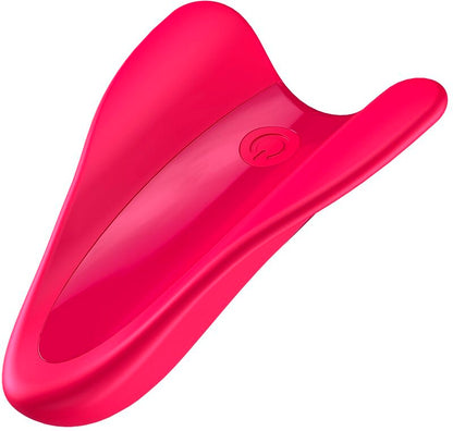SATISFYER - KORKEALLE LÄHTÖÖN LIITTYVÄ SORMIVIBRAATORI FUKSIAN VÄRI