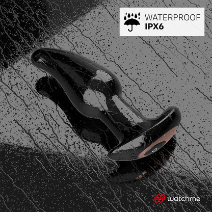 ANBIGUO - WATCHME KAUKOSÄÄDINTÄINEN ANAALIVIBRAATORI PYÖRIVILLÄ AMADEUS-HELMILLÄ