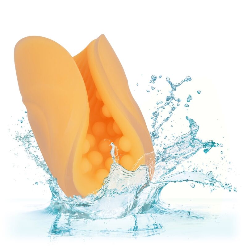 CALEXOTICS - HELMIKÄSITTELYINEN MASTURBAATORI, ORANSSIN MUKAAN