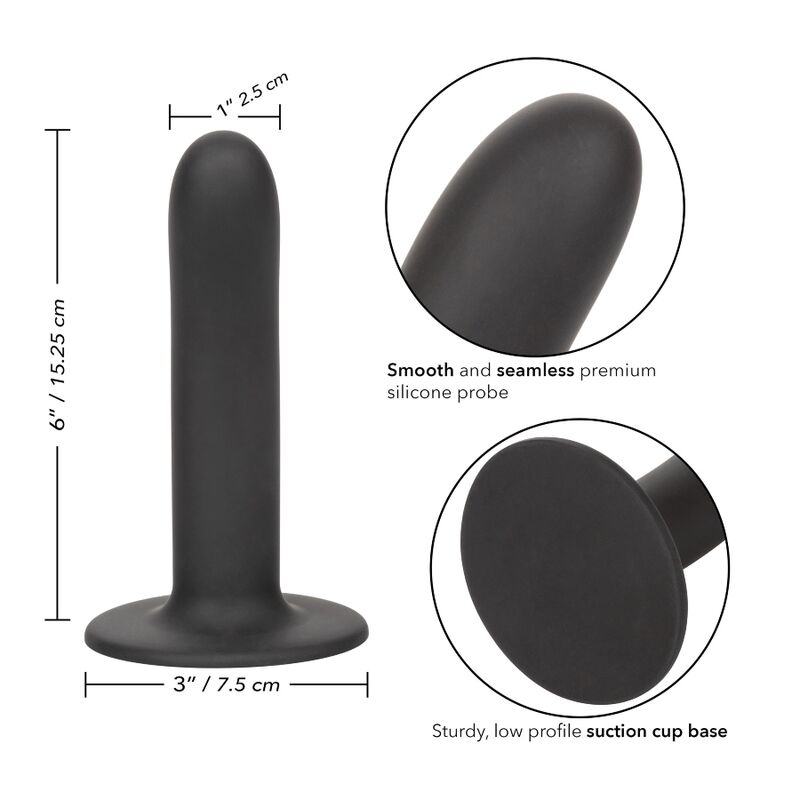 CALEXOTICS - BOUNDLESS DILDO 15,25 CM VALJAAT YHTEENSOPIVA SILEÄ