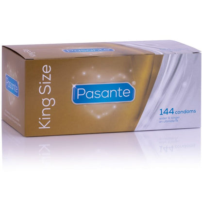 PASANTE - KING SIZE -KOKOISET KONDOMILAATIKKO 144 KPL