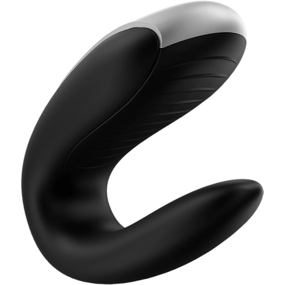 SATISFYER - DOUBLE FUN PARTNER -VIBRAATTORI MUSTA