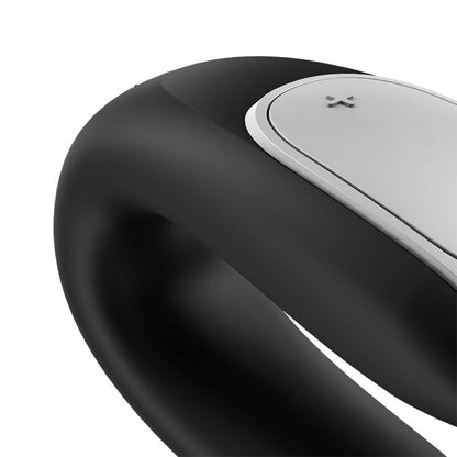 SATISFYER - DOUBLE FUN PARTNER -VIBRAATTORI MUSTA
