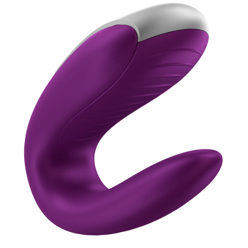 SATISFYER - DOUBLE FUN PARTNER -VIBRAATTORI, VIOLETTI