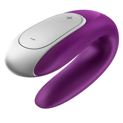 SATISFYER - DOUBLE FUN PARTNER -VIBRAATTORI, VIOLETTI