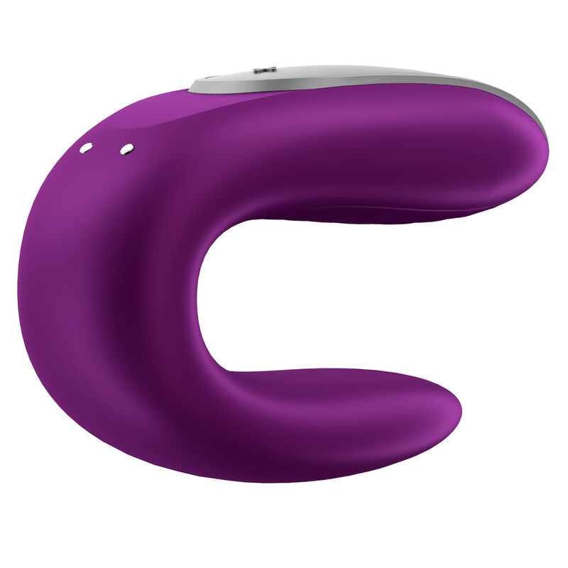 SATISFYER - DOUBLE FUN PARTNER -VIBRAATTORI, VIOLETTI