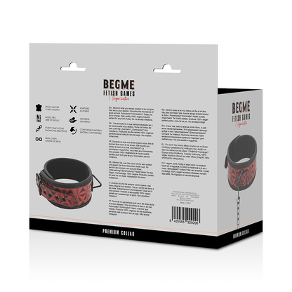 BEGME - RED EDITION PREMIUM VEGAANINEN NAHKAPANNUKKA NEOPREENIVUORILLA