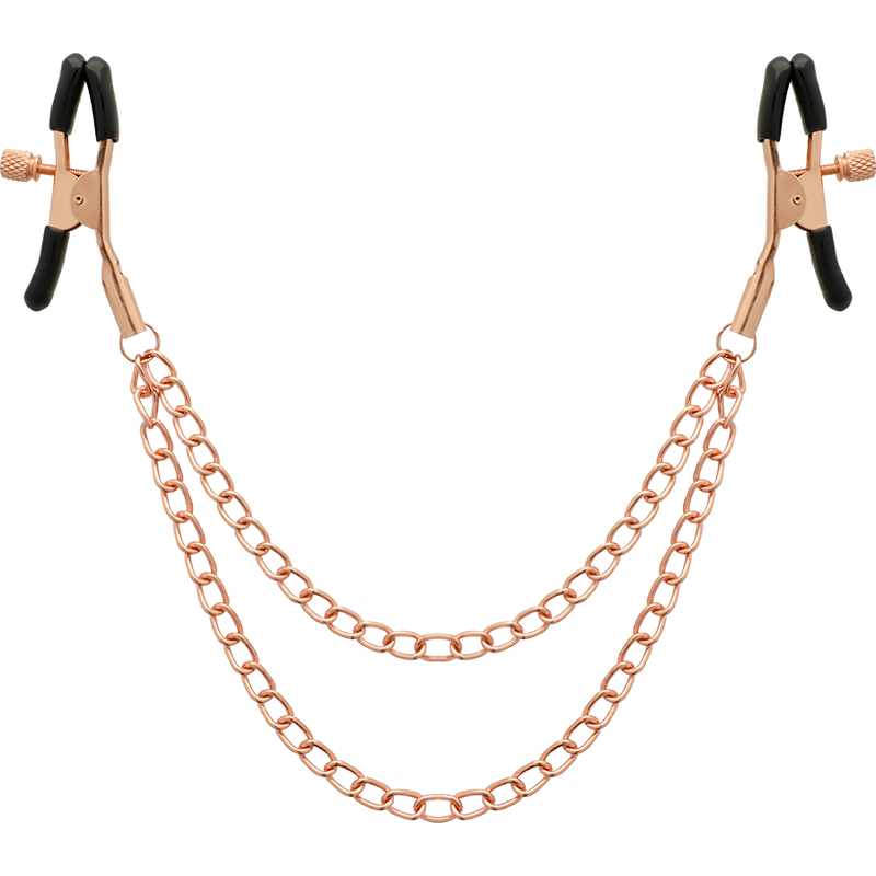 KEIKKI CHIC DESIRE - FANTASY METALLINEN NÄNNIPIDIKKEET KETJULLA