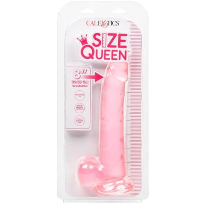 CALEXOTICS - KUNINGATAR-KOON VAALEANPUNAINEN DILDO 20,3 CM
