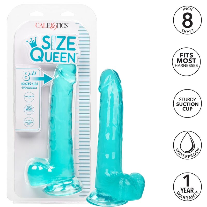 CALEXOTICS - KUNINGATAR-KOON SININEN DILDO 20,3 CM