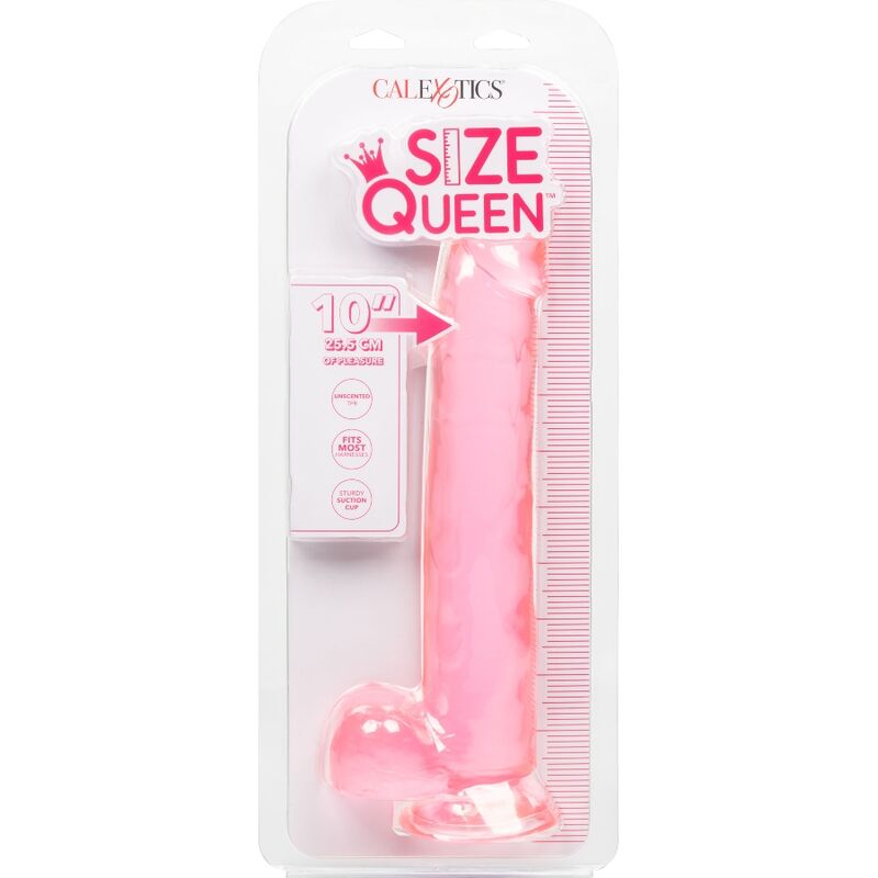 CALEXOTICS - KUNINGATAR-KOON VAALEANPUNAINEN DILDO 25,5 CM