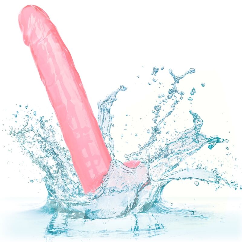 CALEXOTICS - KUNINGATAR-KOON VAALEANPUNAINEN DILDO 25,5 CM