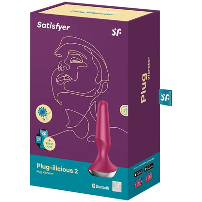 SATISFYER - PLUG ILICIOUS 2 PLUG -VIBRAATTORI MARJANMAKUINEN