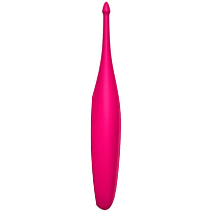 SATISFYER - PYÖRIVÄ JA HAUSKA KÄRKIVIBRAATORI VAALEANPUNAINEN