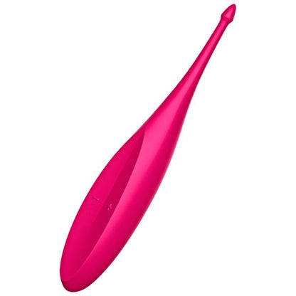 SATISFYER - PYÖRIVÄ JA HAUSKA KÄRKIVIBRAATORI VAALEANPUNAINEN