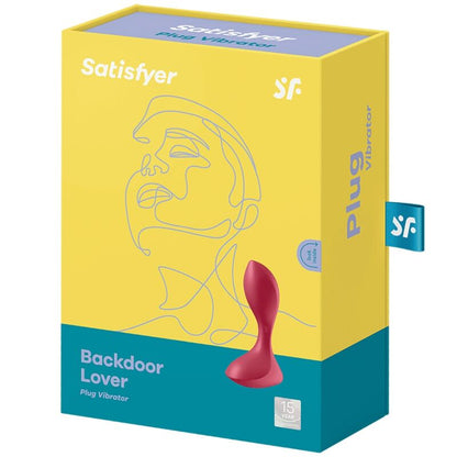 SATISFYER - BACKDOOR LOVER -VÄRISEVÄ TULPA PUNAINEN