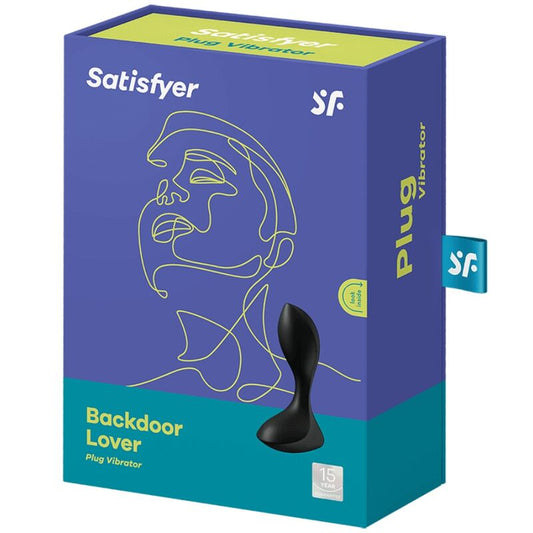 SATISFYER - BACKDOOR LOVER VÄRISEVÄ TULPA MUSTA