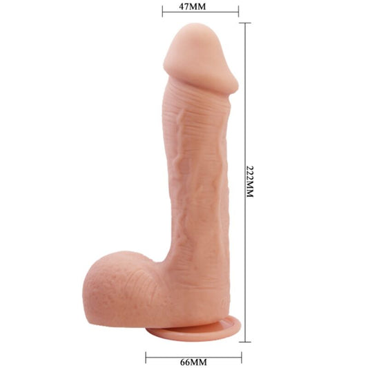 BAILE - JOHNSON REALISTINEN IHOLLA VARUSTETTU DILDO 22 CM